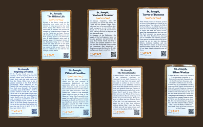 St. Joseph Variety Pack Sticker & Prayer Card Combo